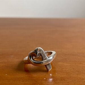 Tiffany & Co Paloma Picasso Loving Heart Cocktail Ring 925 size 4.25 y2k 2000s